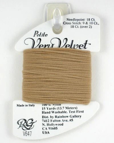 Petite Very Velvet - V647 Medium Beige