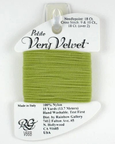 Petite Very Velvet - V668 Light Olive
