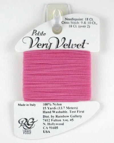 Very Velvet - V669 Medium Raspberry