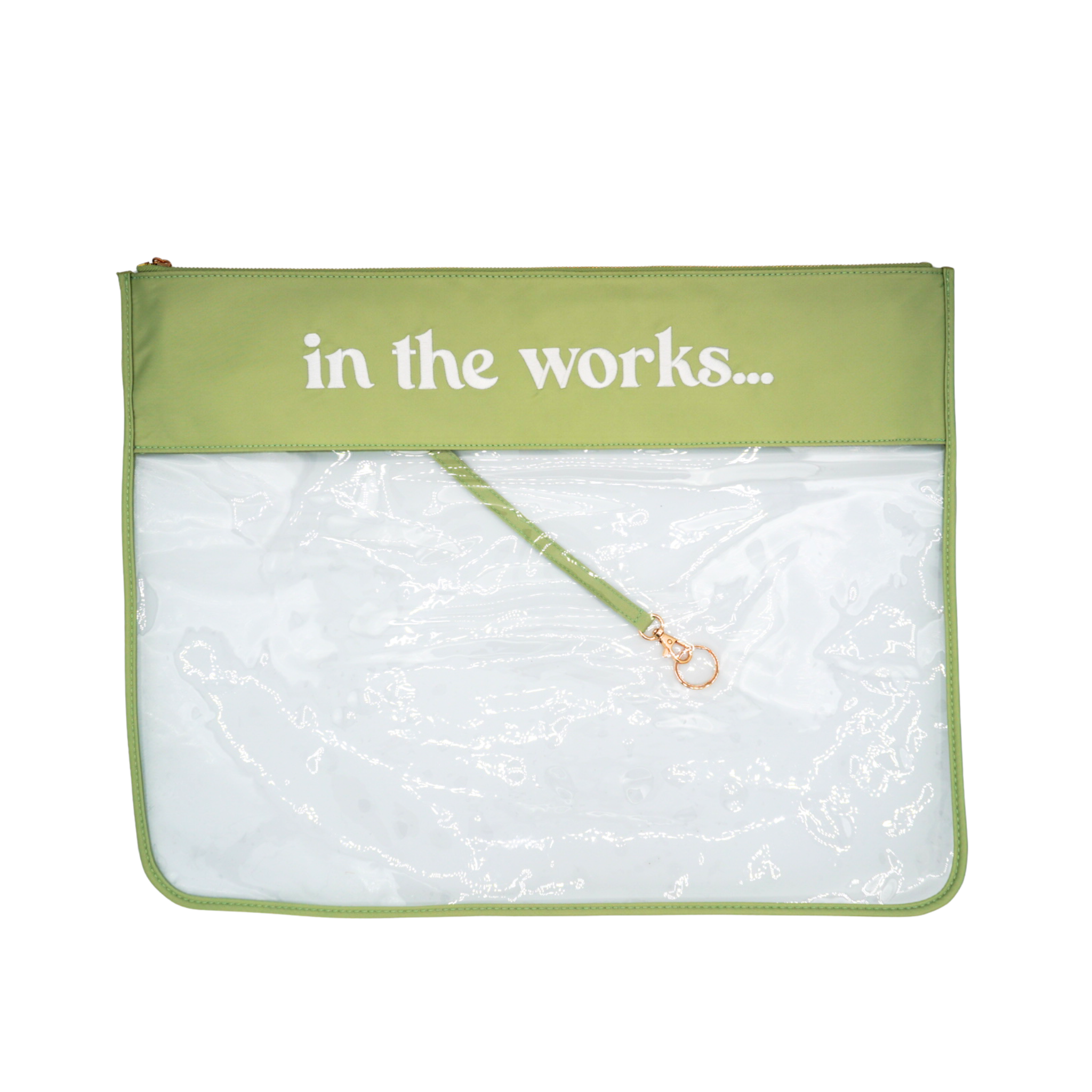 Extra Large In The Works Project Bag: Olive