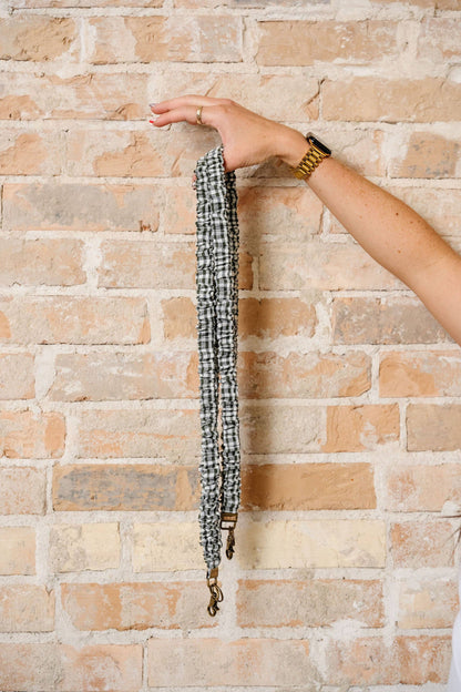 Extended Size Scrunchie Lanyard: Black Luxe