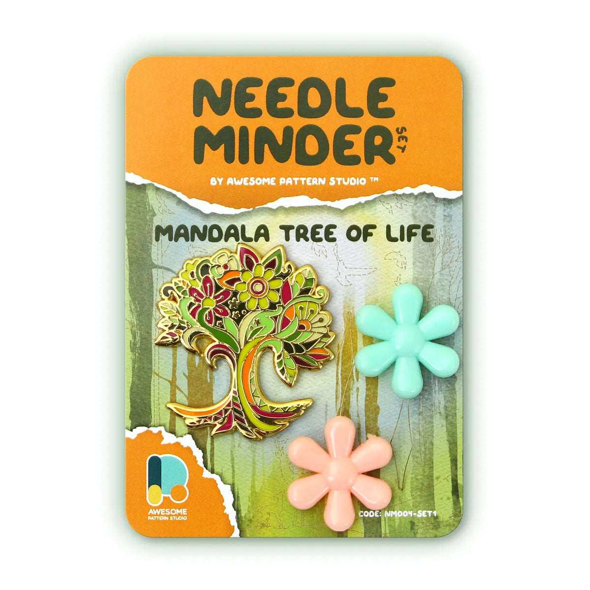 Mandala Tree of Life Needle Minder