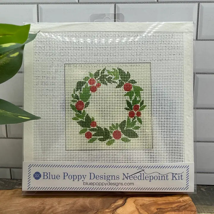 Christmas Wreath Needlepoint Kit