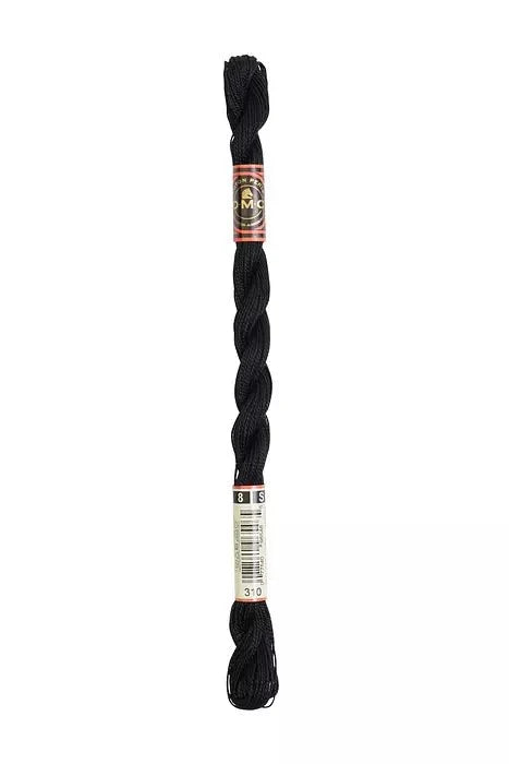 DMC Pearl Cotton 5 Metallic Black 310