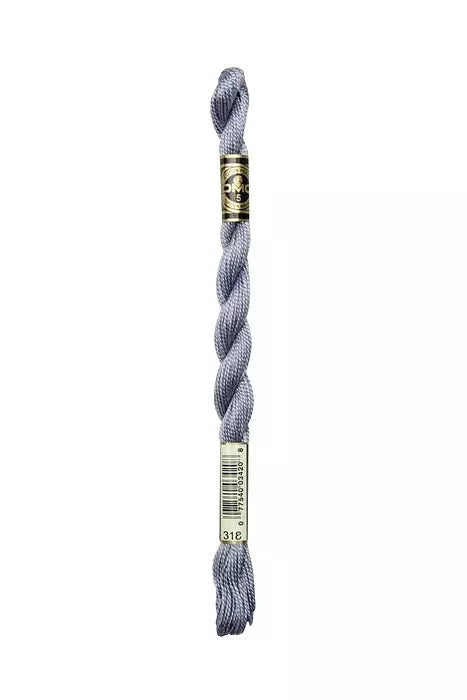 Fleur de Paris Pearl Cotton 3 Granite Grey 318