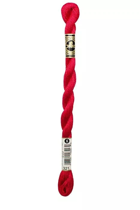 Fleur de Paris Pearl Cotton 3 Metallic Carmine Red 321