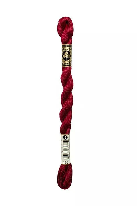 Fleur de Paris Pearl Cotton 5 Red Kiss 498