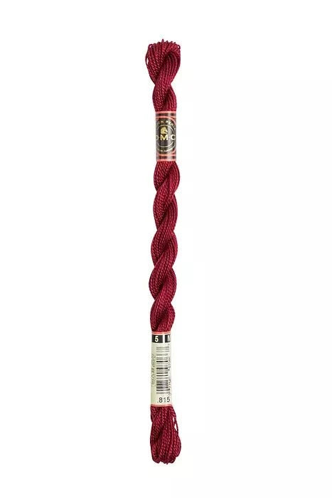 Fleur de Paris Pearl Cotton 3 Metallic Black Cherry 815