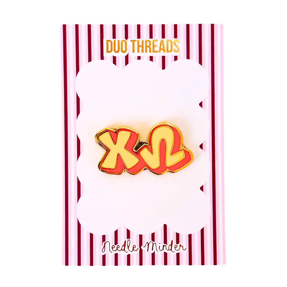 Sorority Bubble Letter CHI Omega Needle Minder