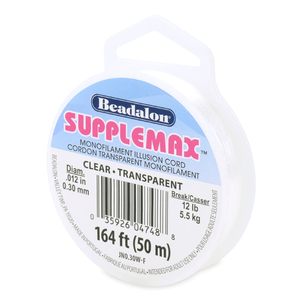 Beadalon Supplemax Illision Cord 12”