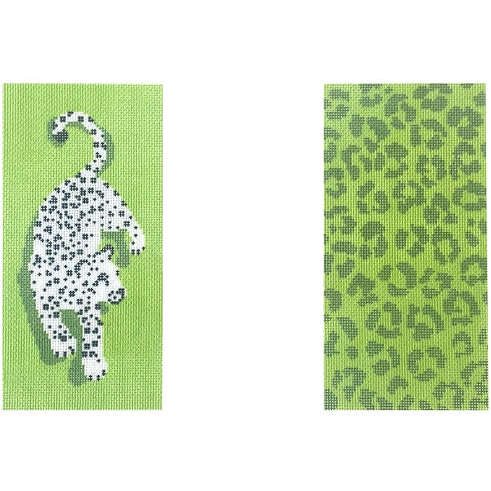 Leopard Eyeglass Case - Green