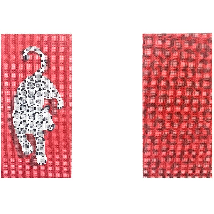Leopard Eyeglass Case - Red