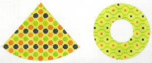 Witch Lime Green Dots