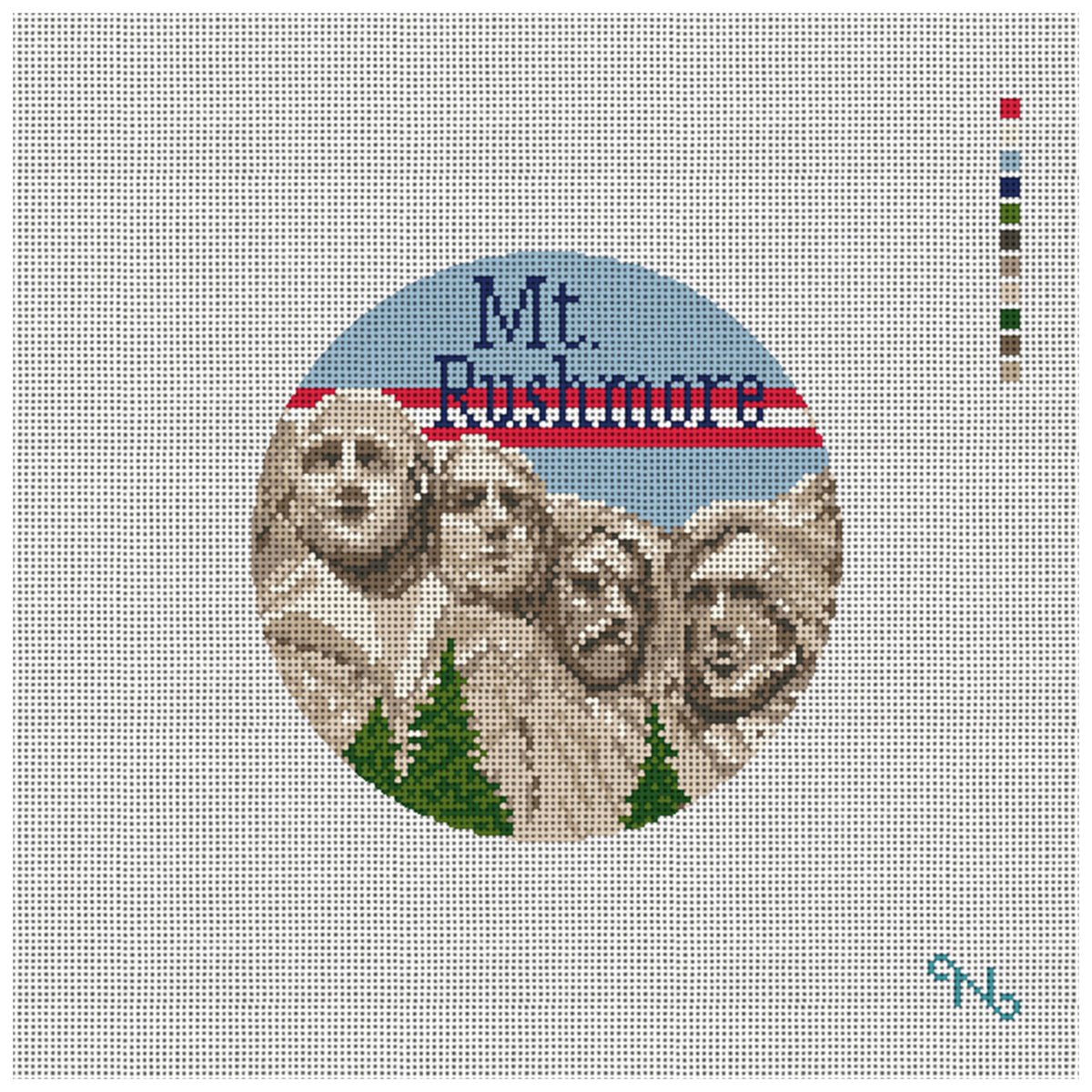 Mt. Rushmore Ornament