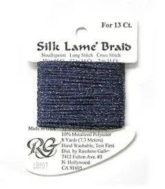 Silk Lame Braid 18 - SL107-DEEP COBALT
