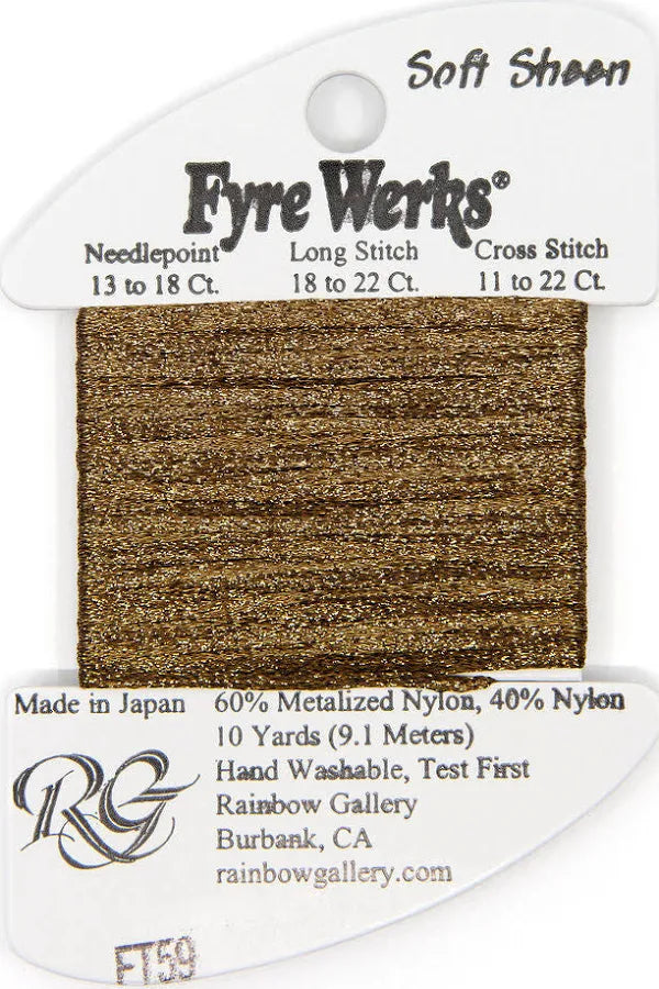 FYRE WERKS FT59-TAWNY GOLD
