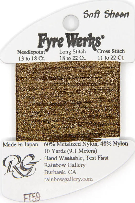 FYRE WERKS FT59-TAWNY GOLD