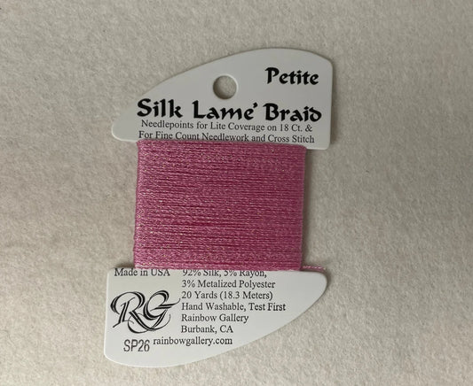 Silk Lame Petite SP26 RASPBERRY