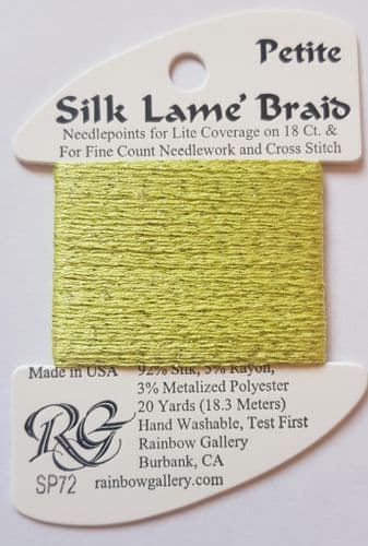Silk Lame Petite SP72 Lite Chartreuse