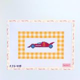 Gingham Race Car
